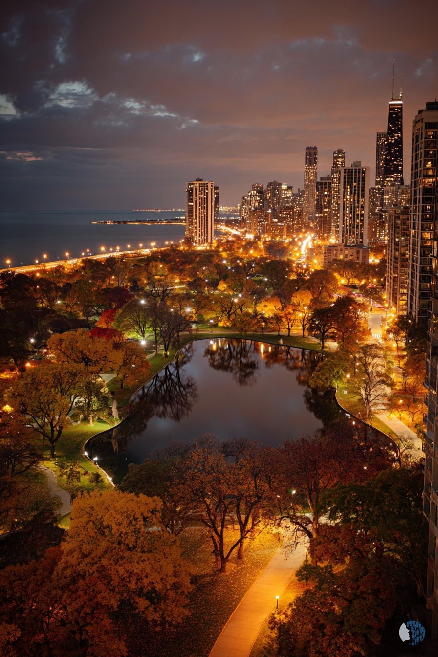 Beautiful Autumn in Chicago