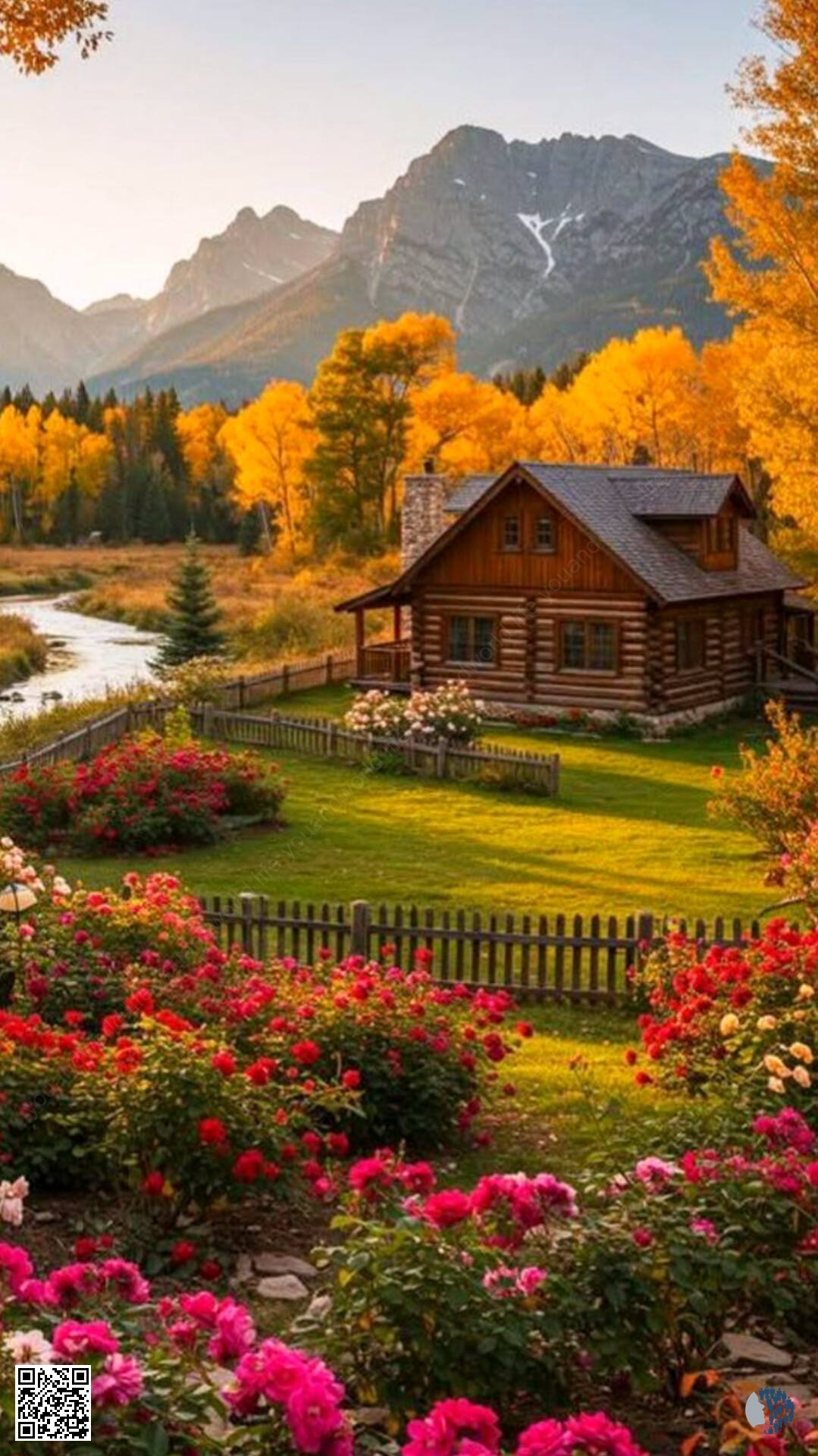 Ալպյան իդիլիա | Կանաչ մարգագետիններ ծաղիկներով, փայտե տներով և ձյունածածկ գագաթներով՝ լեռների հանգստությունը և ամռան վառ գույները։