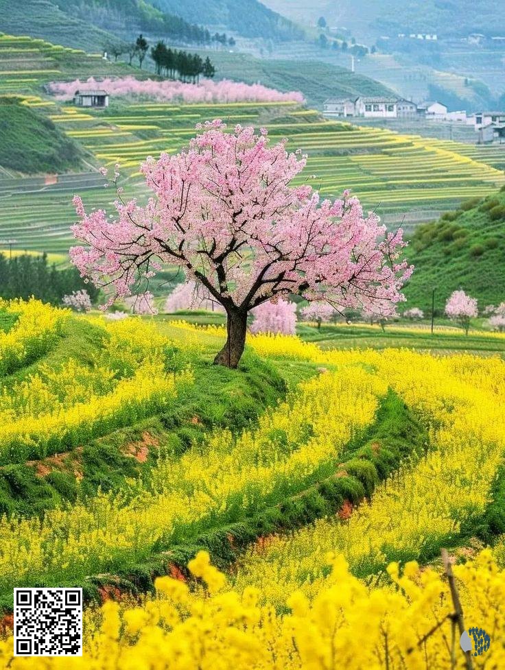 Весенние цветущие пейзажи | Розовые закаты, цветущие деревья и яркие сады создают атмосферу весенней нежности, света и свежести