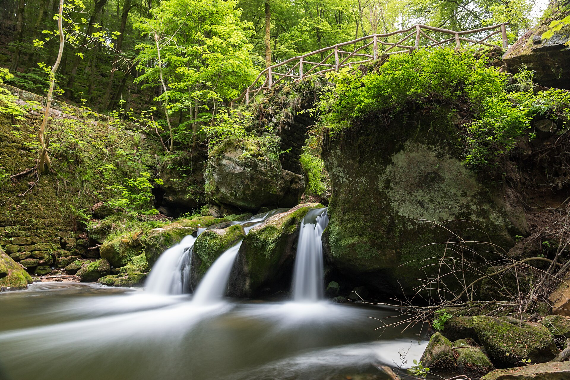 The Stone Bridge Above the Cascades