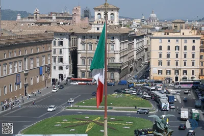 A View Across Piazza Venezia