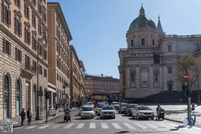 A Street Facing Santa Maria Maggiore